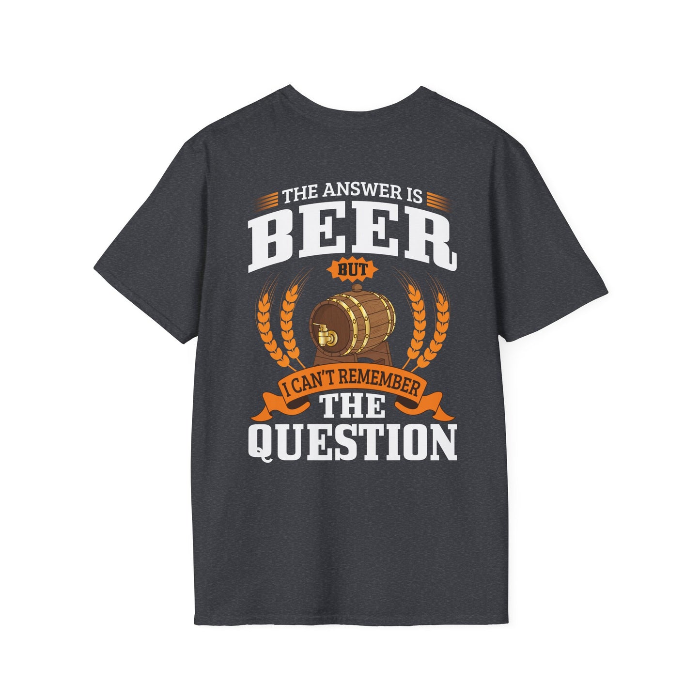 T-shirt « La réponse est la bière »