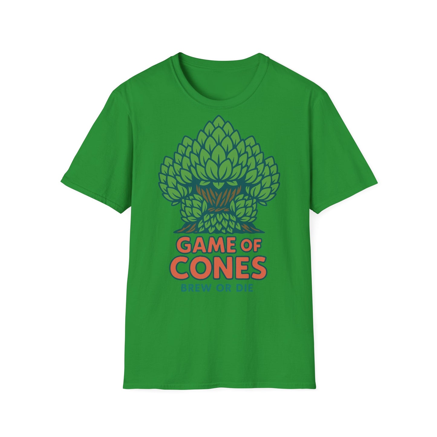 Unisex Softstyle T-Shirt - Spiel der (Hopfen-)Zapfen
