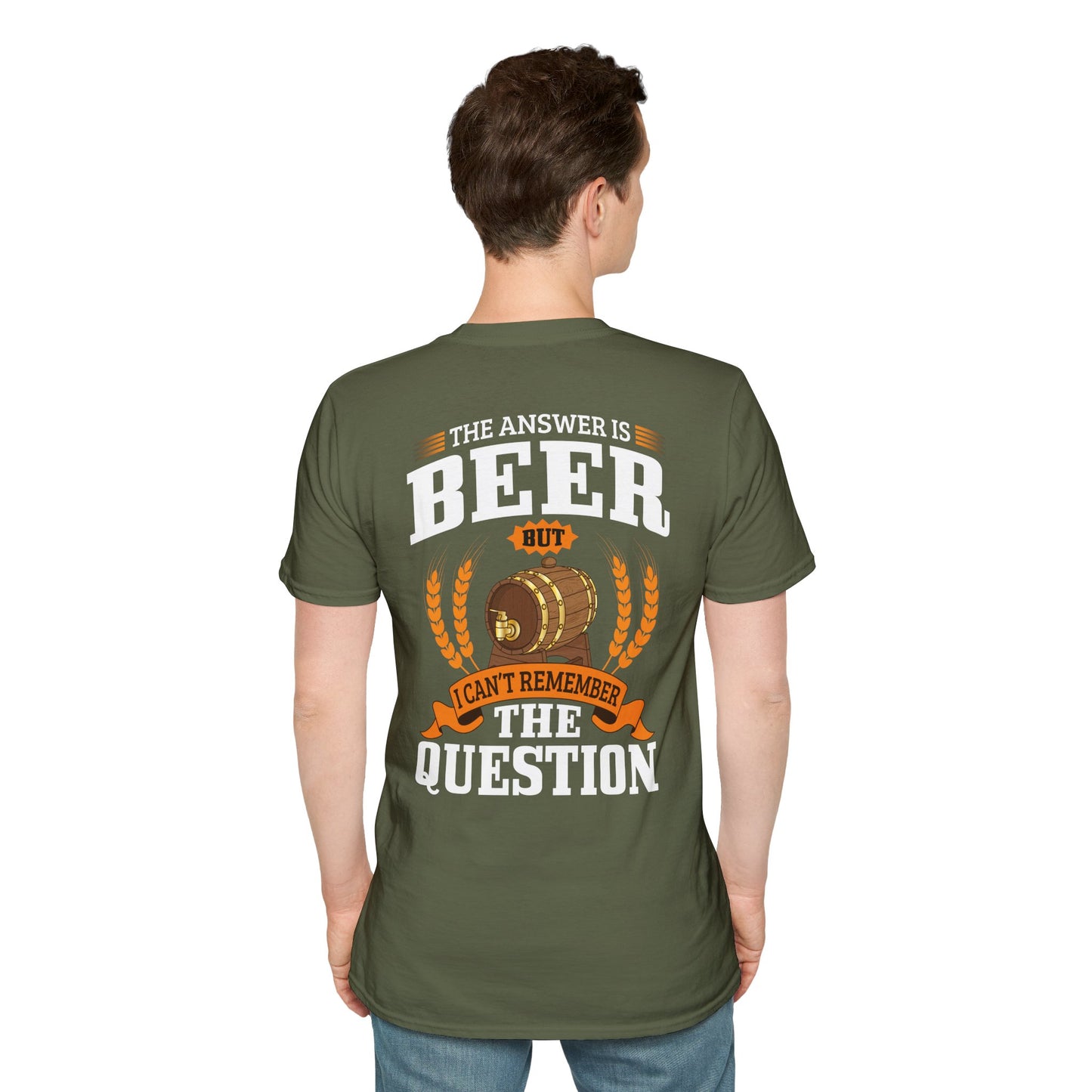T-shirt « La réponse est la bière »