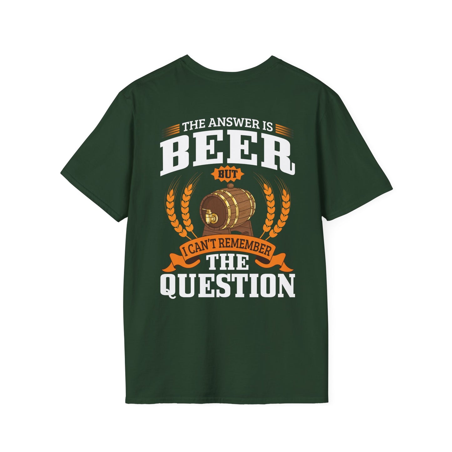 T-shirt « La réponse est la bière »