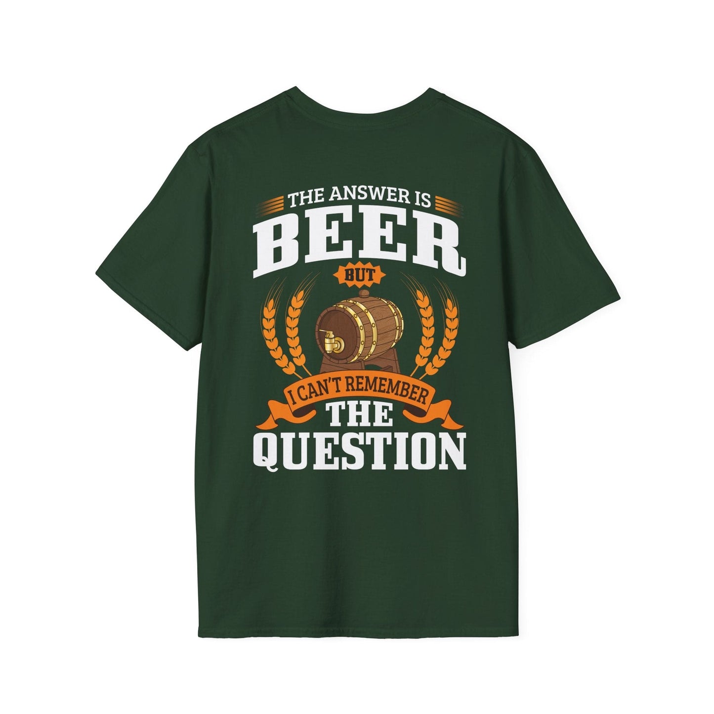 T-shirt « La réponse est la bière »