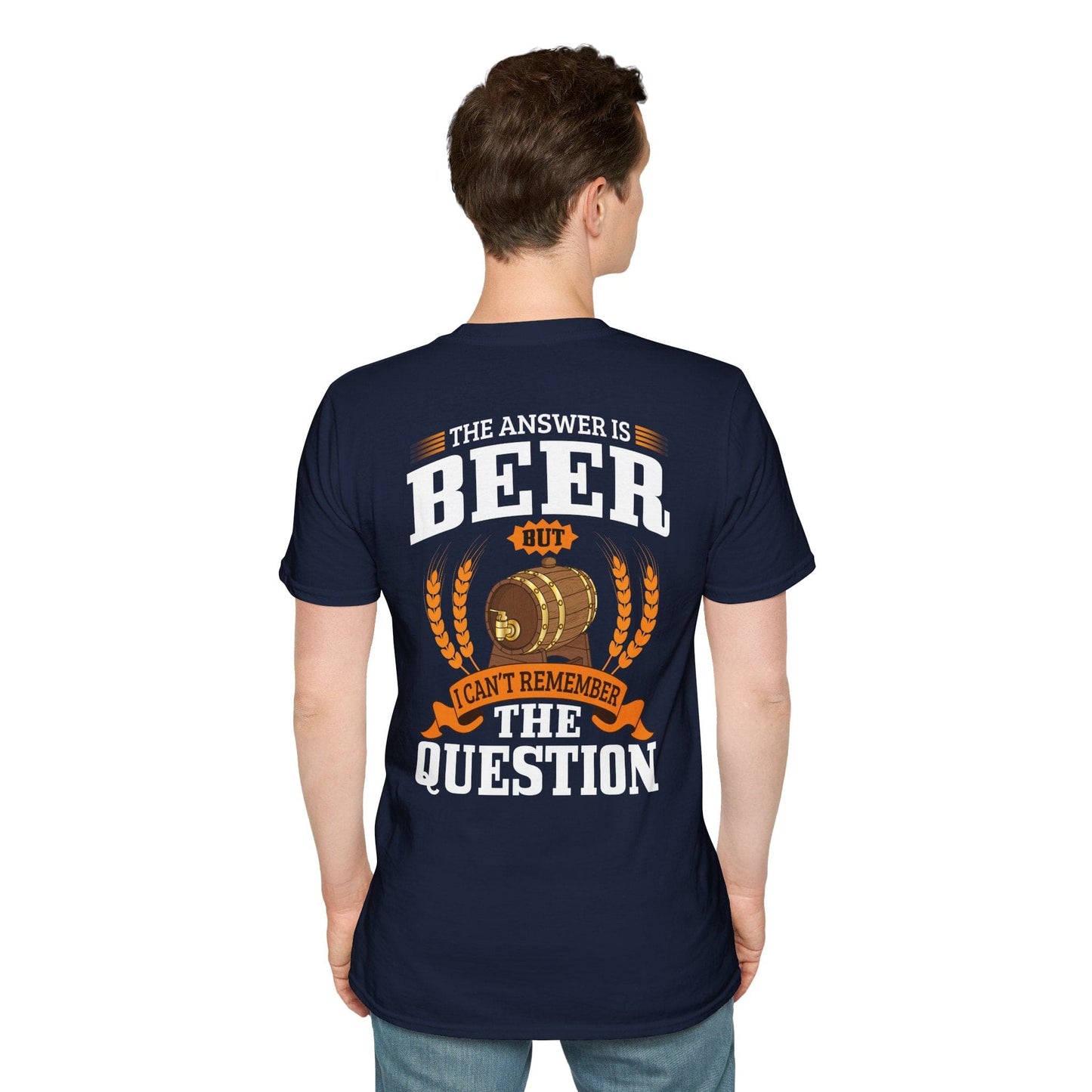 T-shirt « La réponse est la bière »