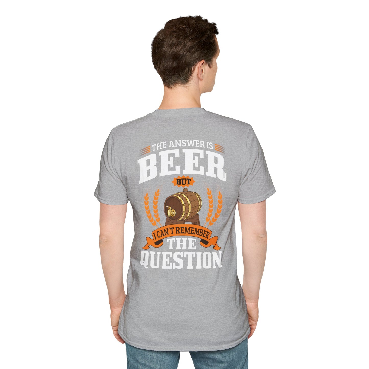 T-shirt « La réponse est la bière »