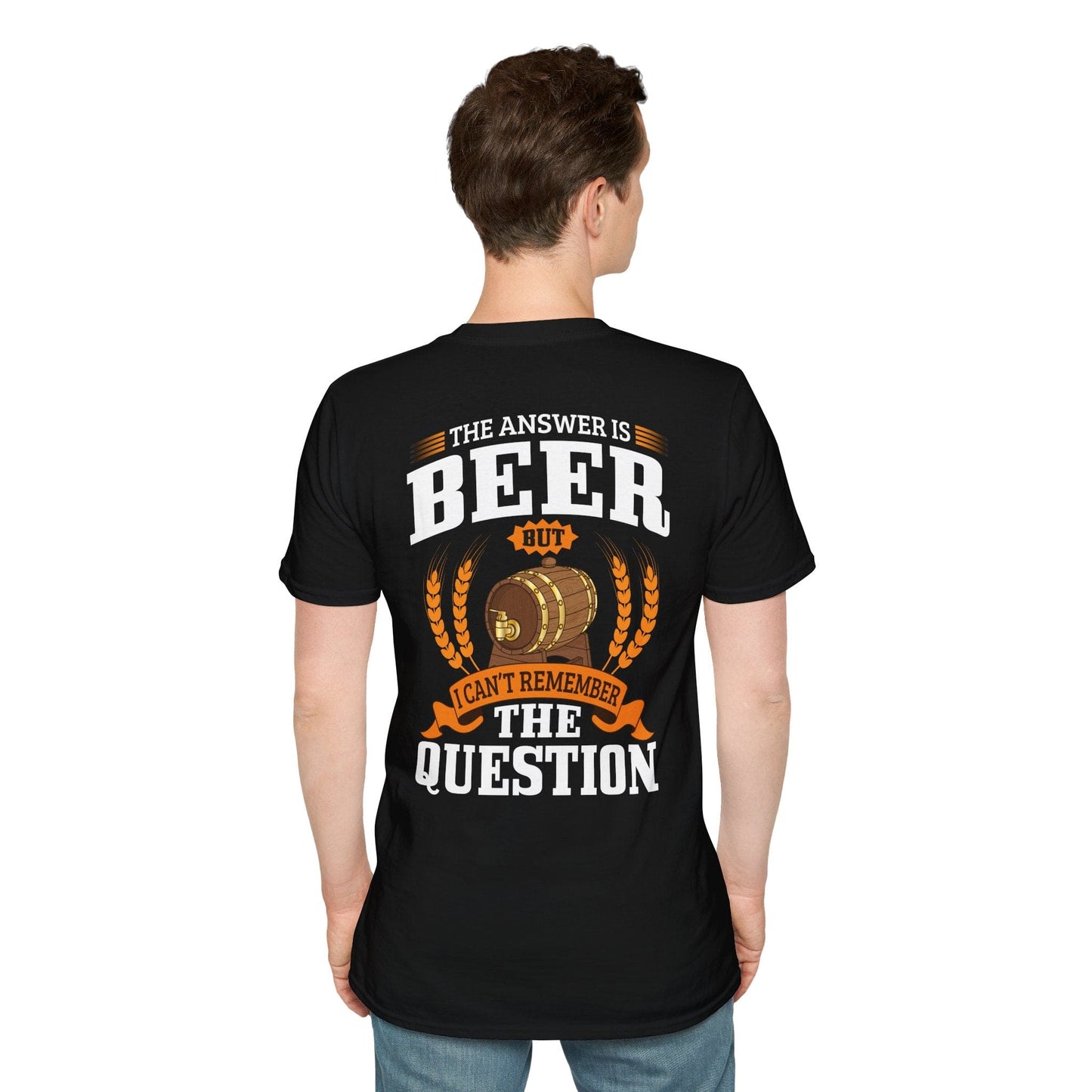 T-shirt « La réponse est la bière »
