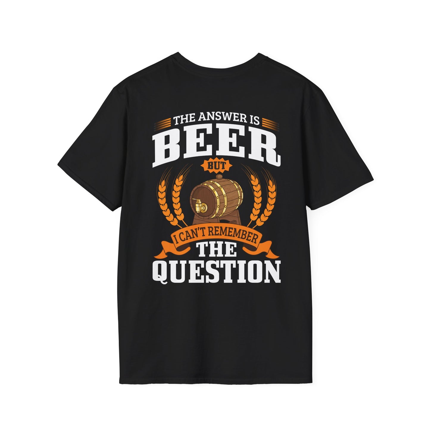 T-shirt « La réponse est la bière »