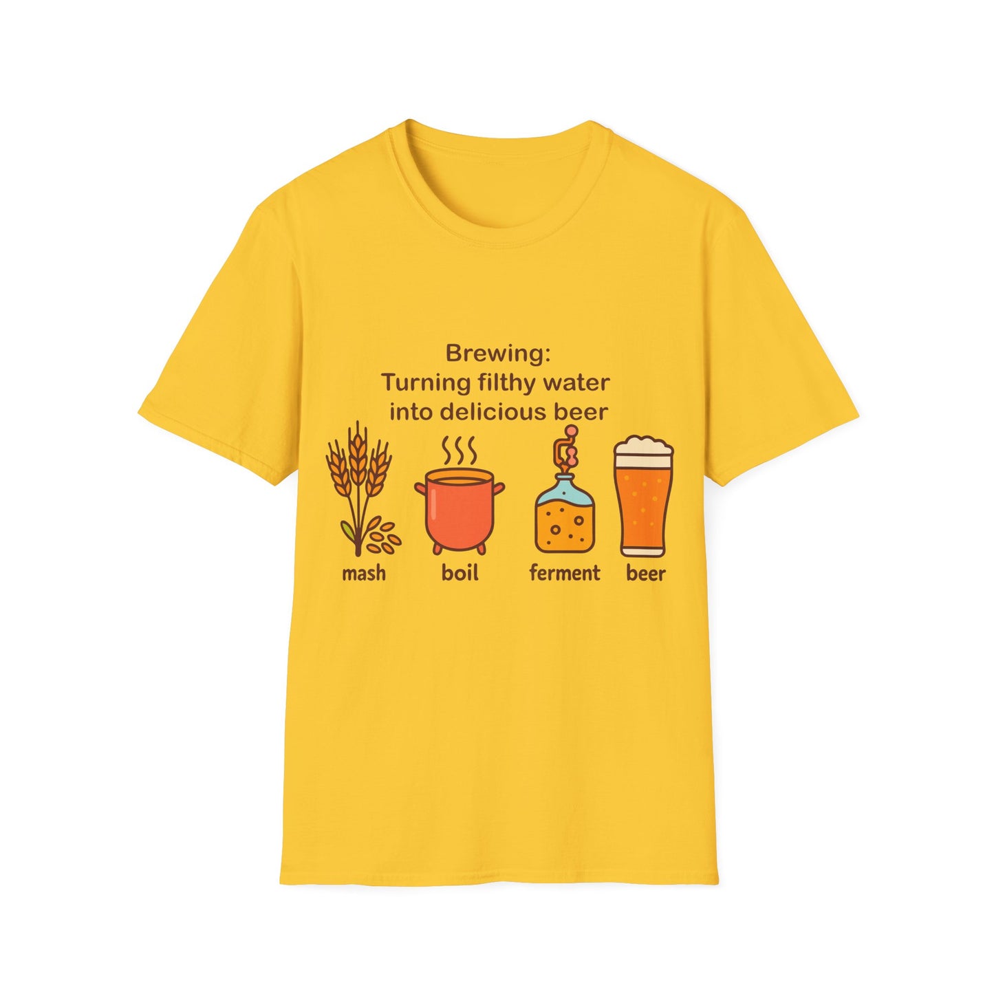 Unisex Softstyle T-Shirt – Brauprozess