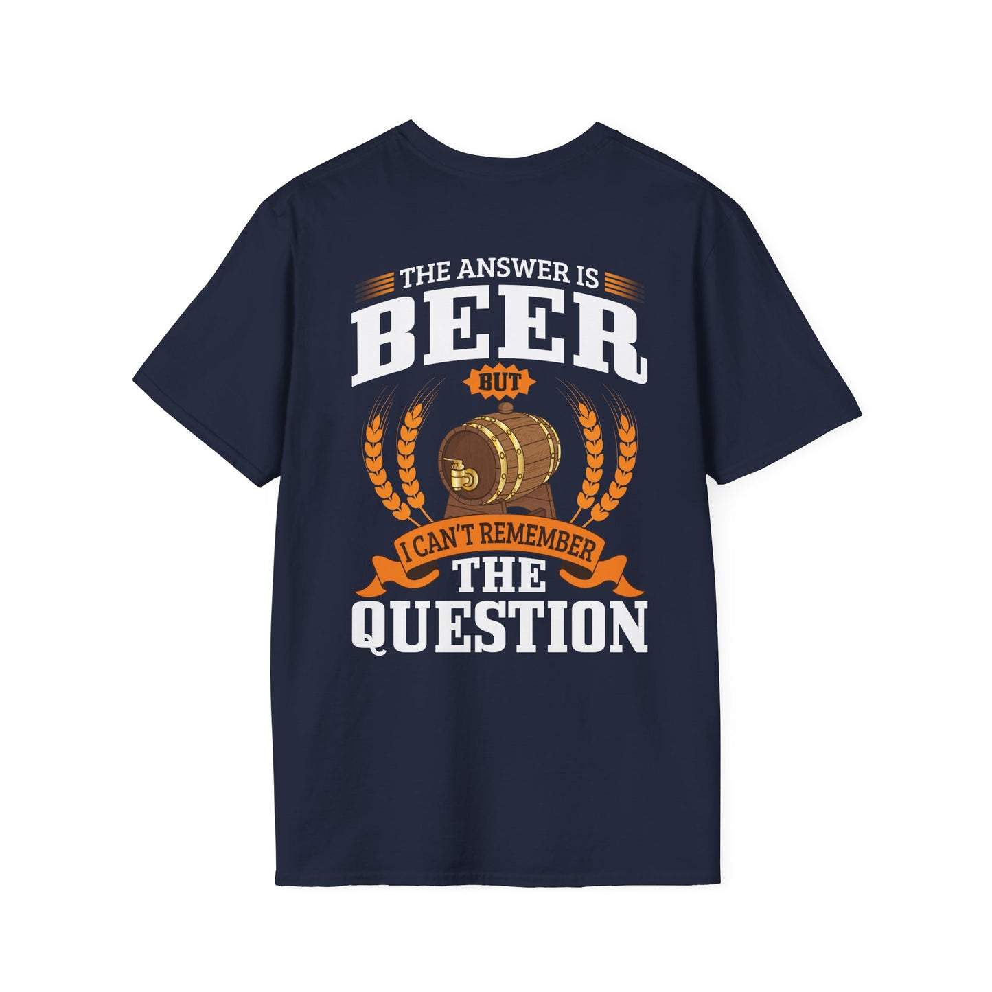 T-shirt « La réponse est la bière »