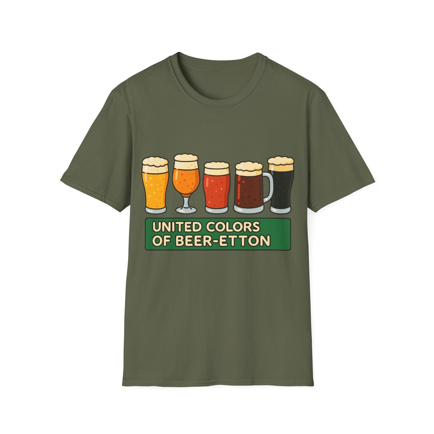 Unisex Soft-Style T-Shirt - Vereinigte Farben