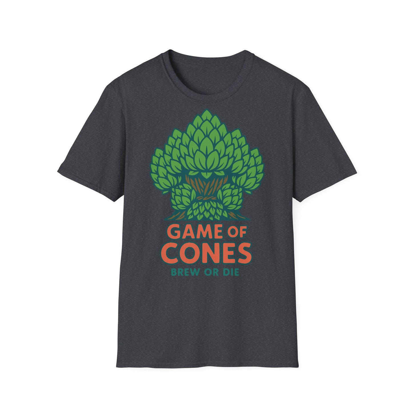 Unisex Softstyle T-Shirt - Spiel der (Hopfen-)Zapfen