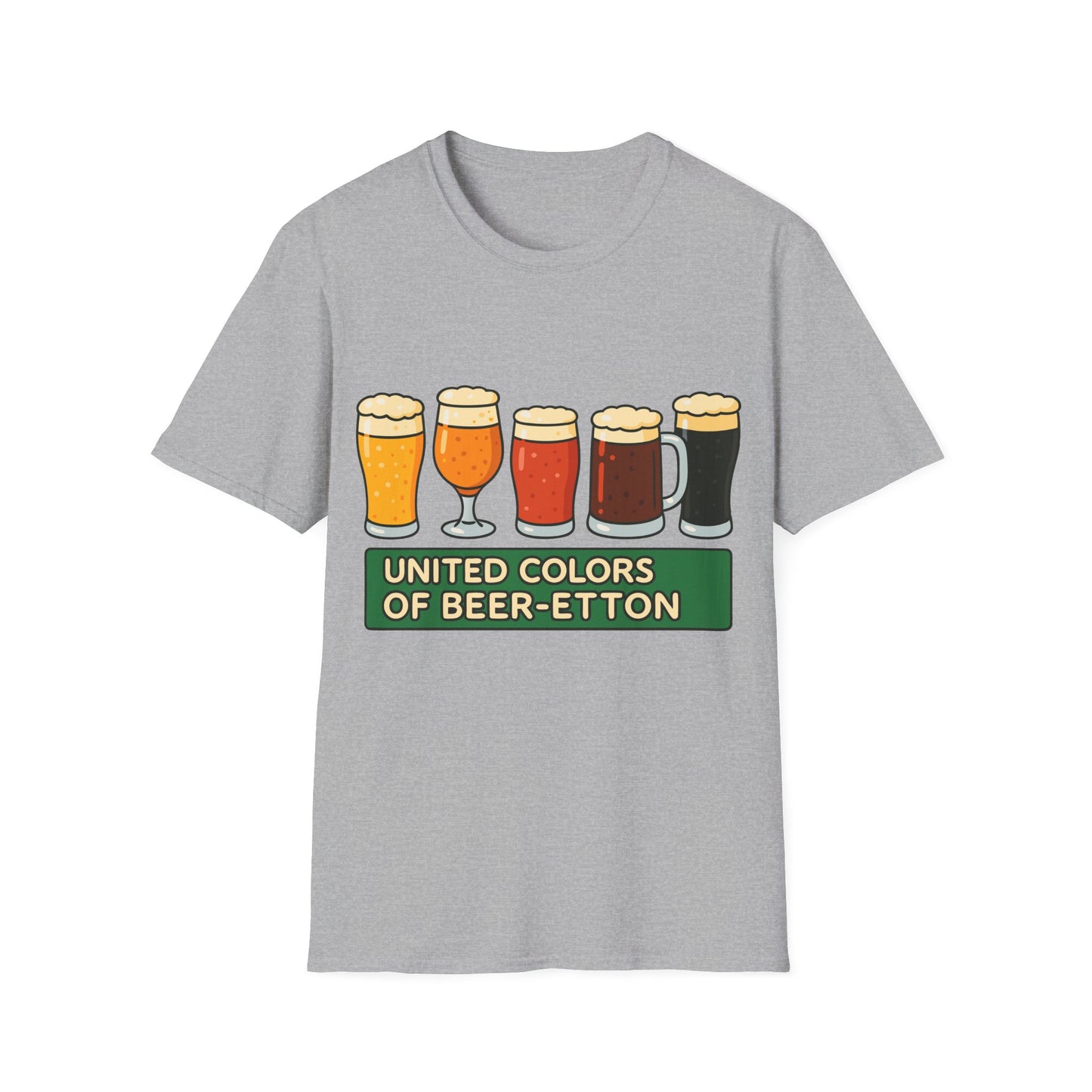 Unisex Soft-Style T-Shirt - Vereinigte Farben