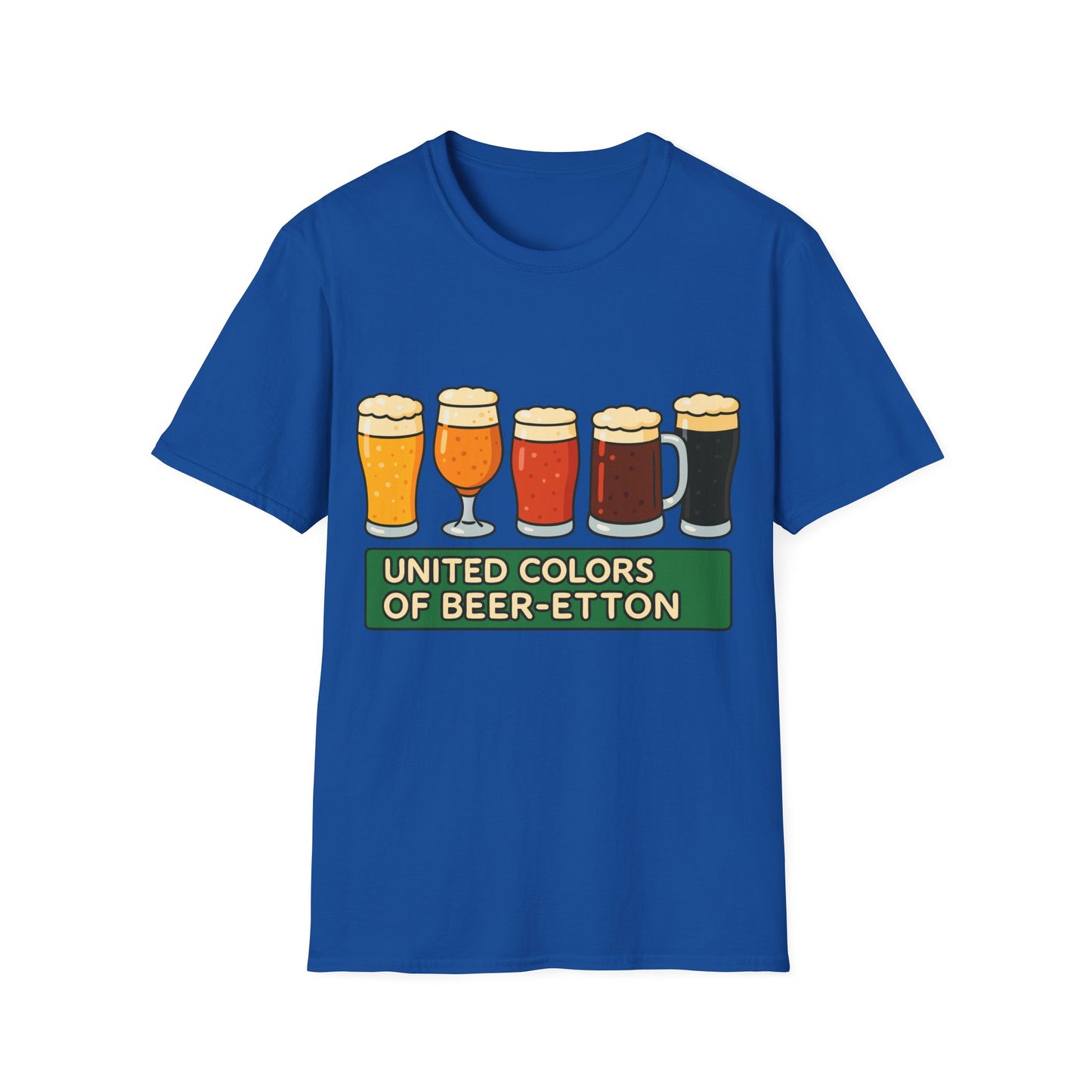 Unisex Soft-Style T-Shirt - Vereinigte Farben