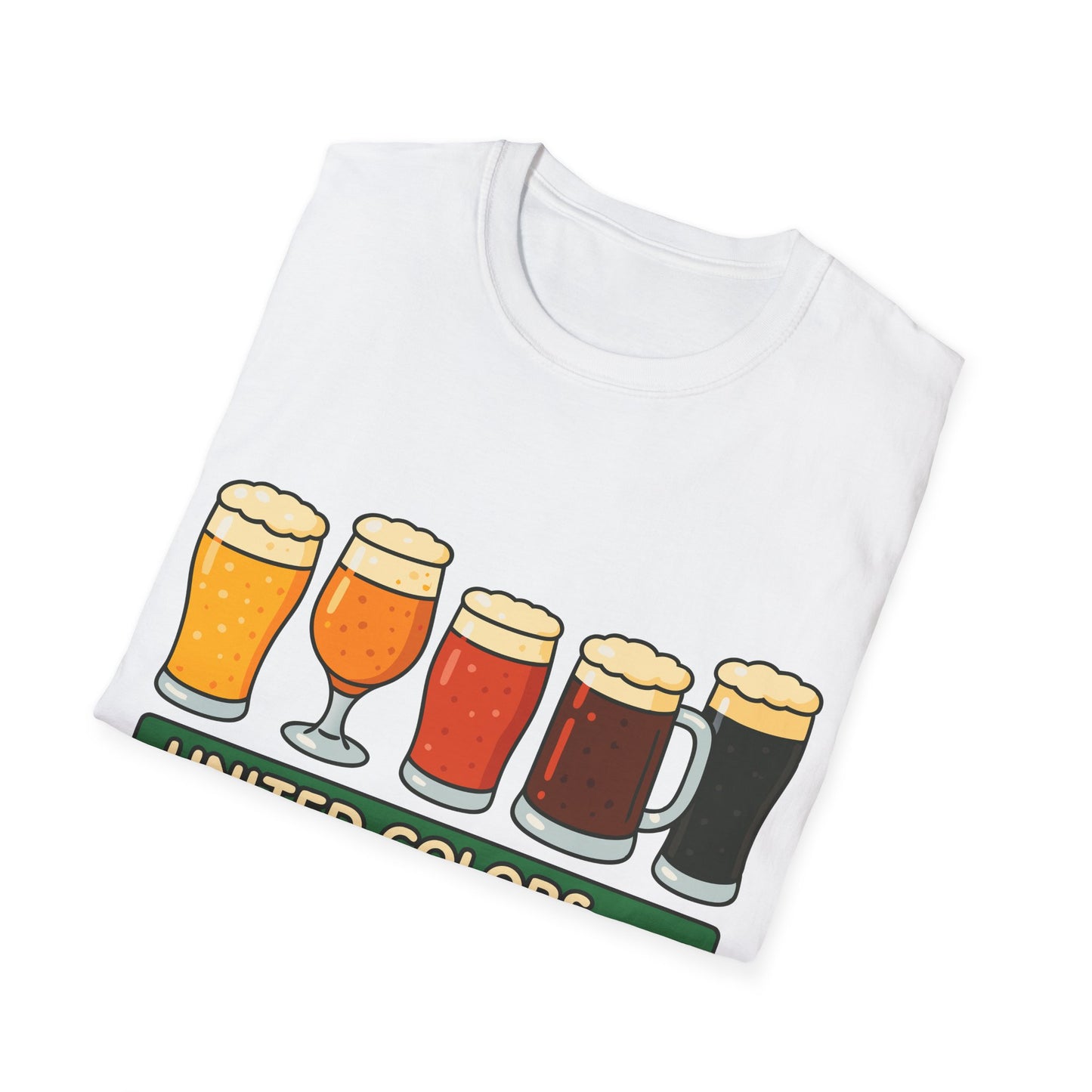 Unisex Soft-Style T-Shirt - Vereinigte Farben