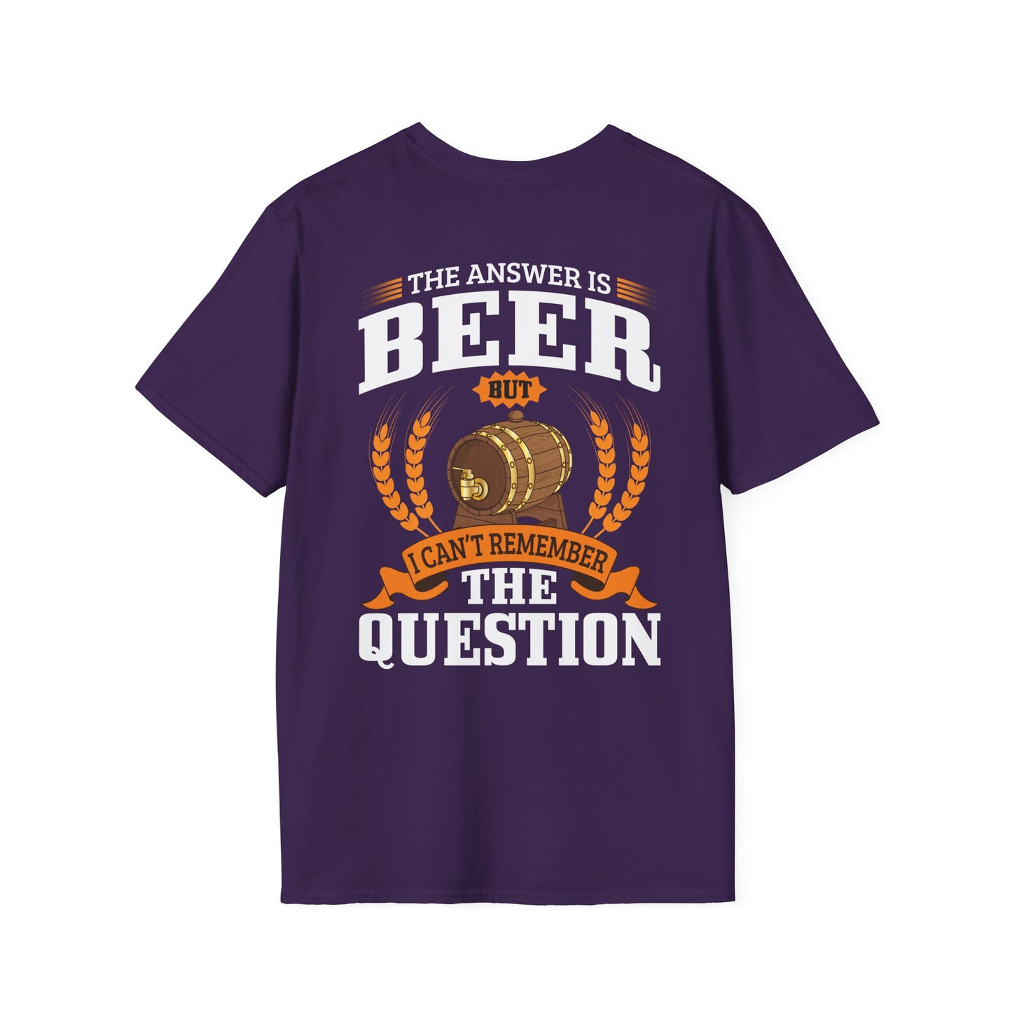 T-shirt « La réponse est la bière »