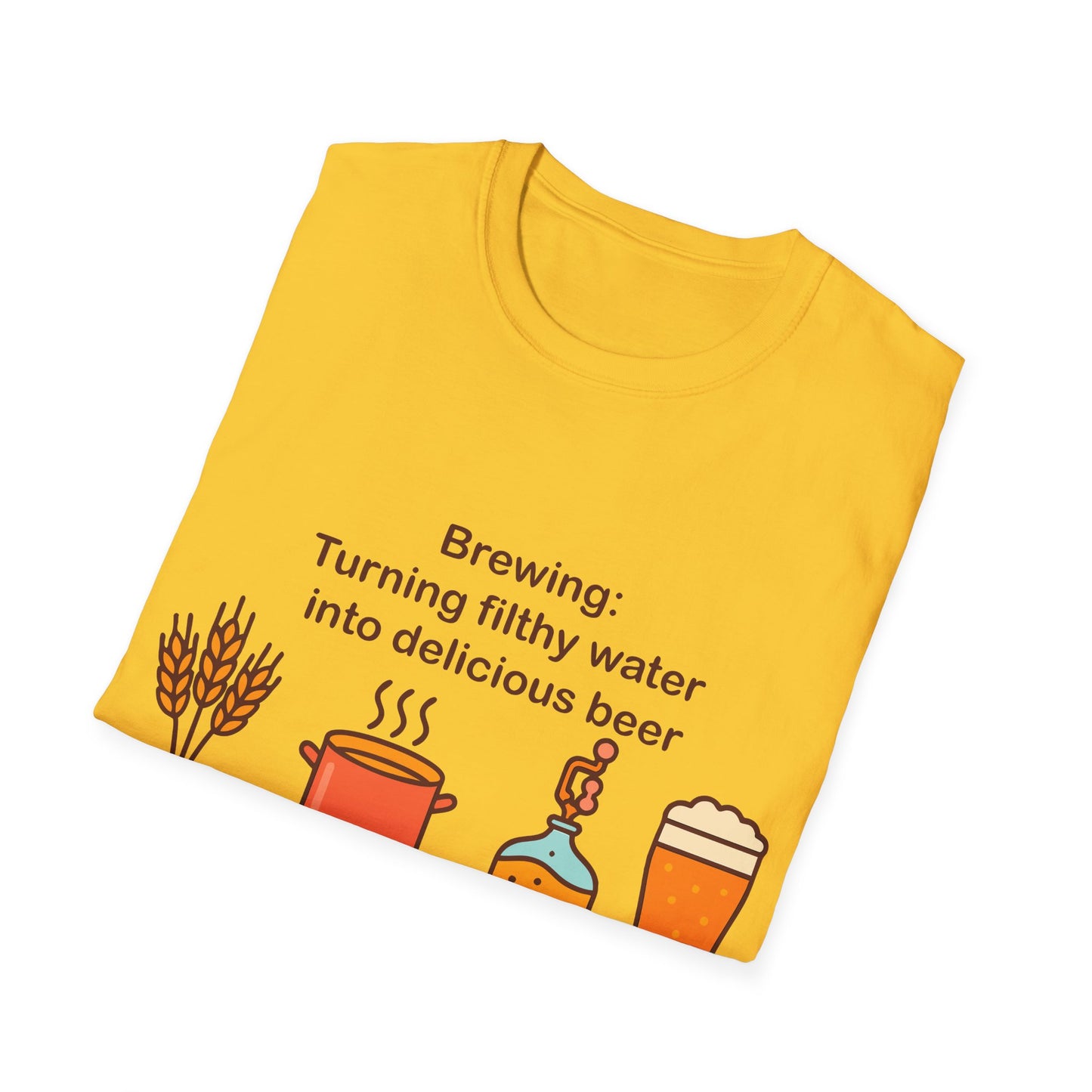Unisex Softstyle T-Shirt – Brauprozess
