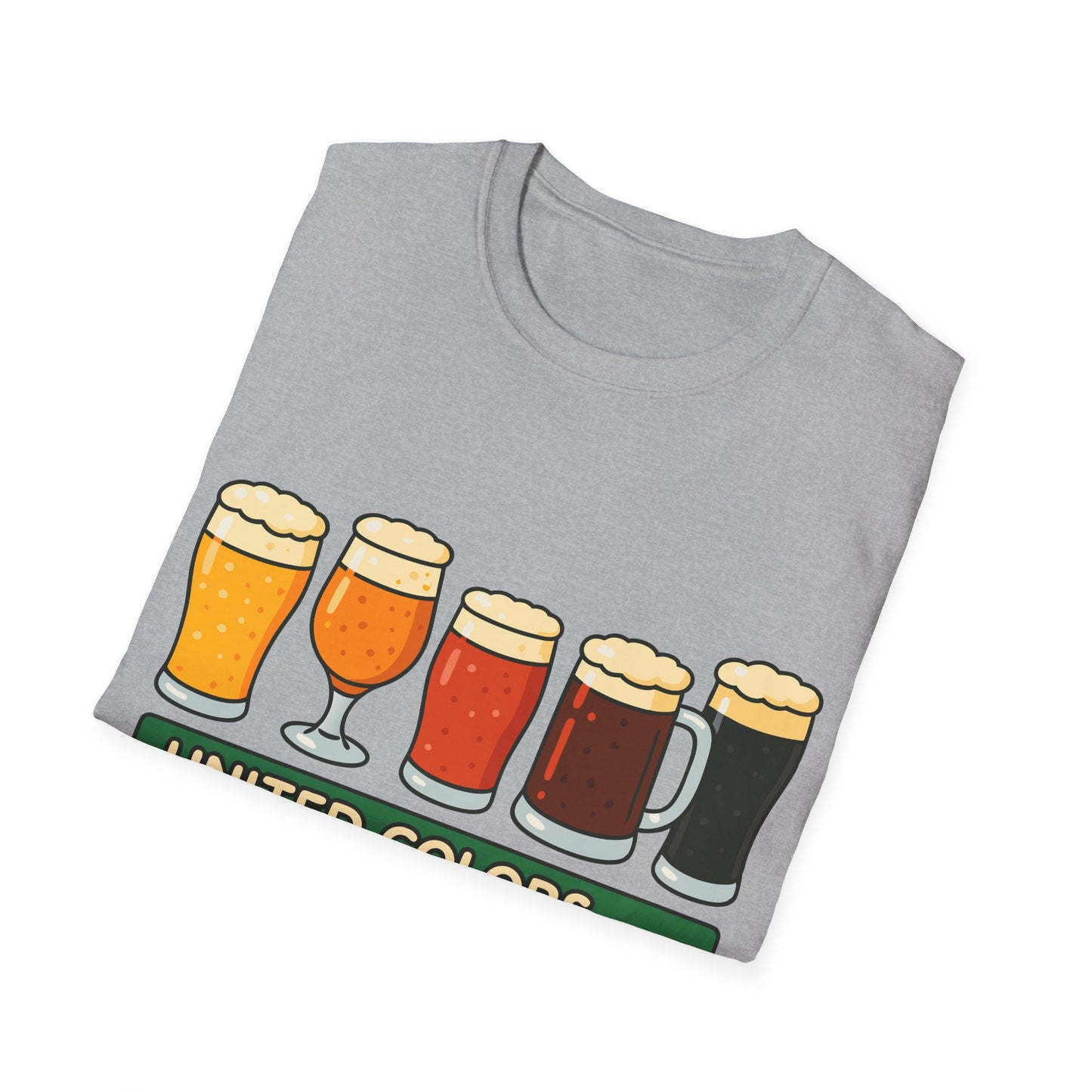Unisex Soft-Style T-Shirt - Vereinigte Farben