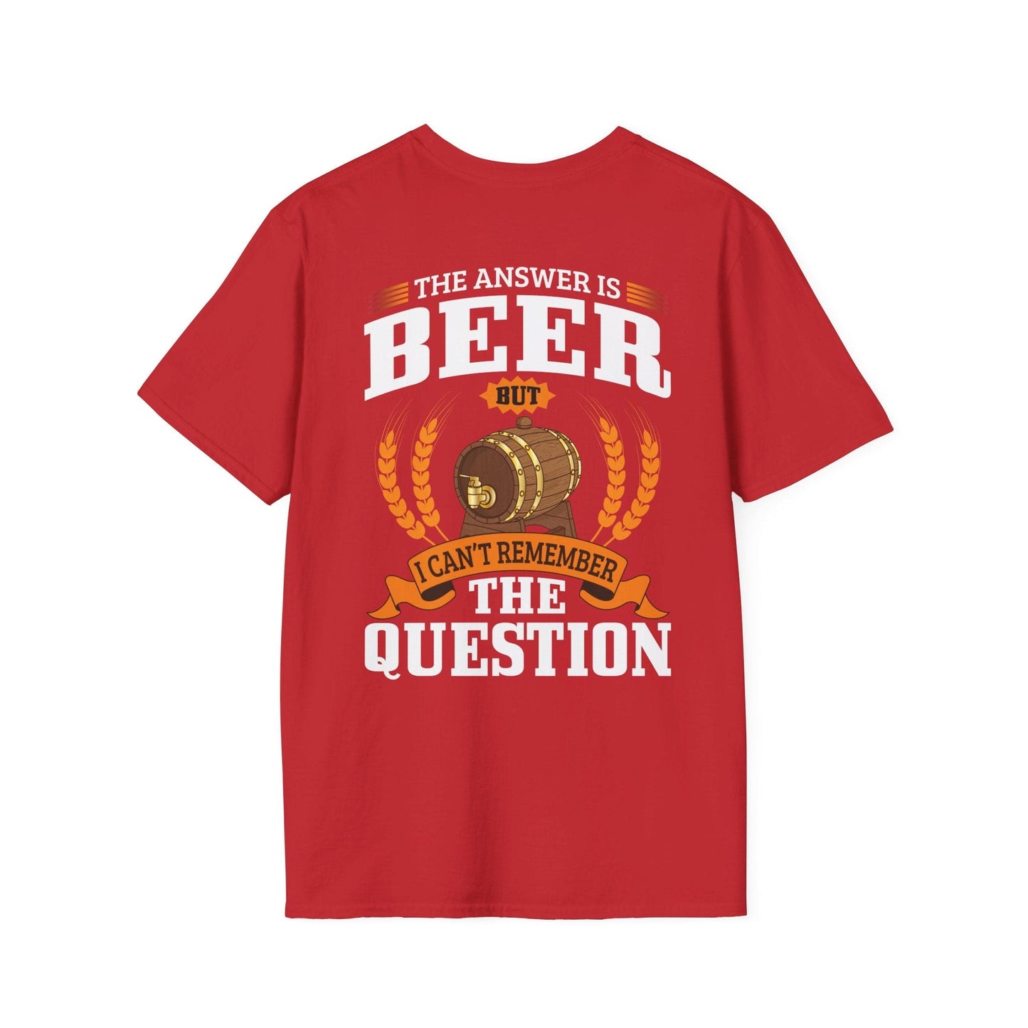 T-shirt « La réponse est la bière »