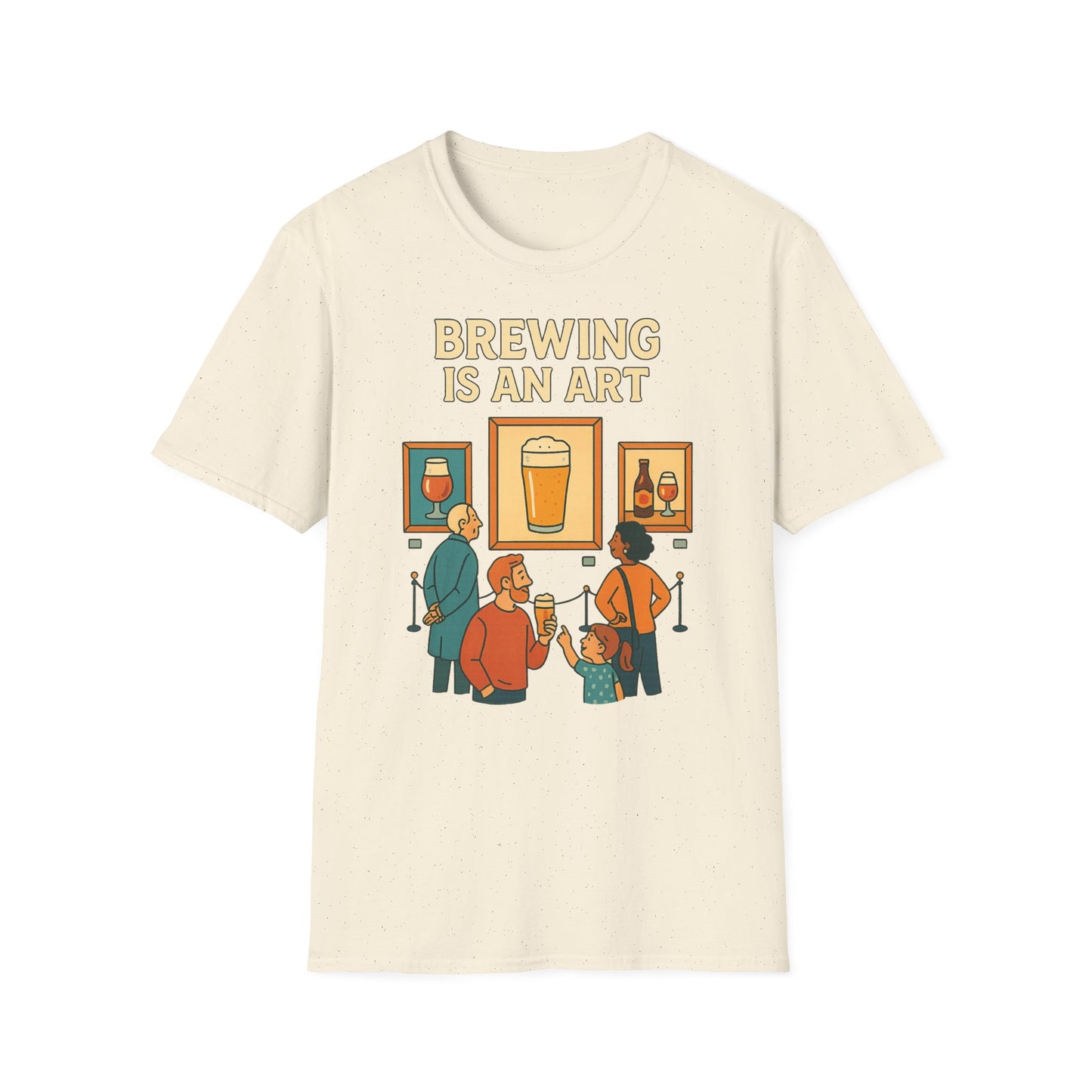 Unisex Softstyle T-Shirt - Brewing is an art