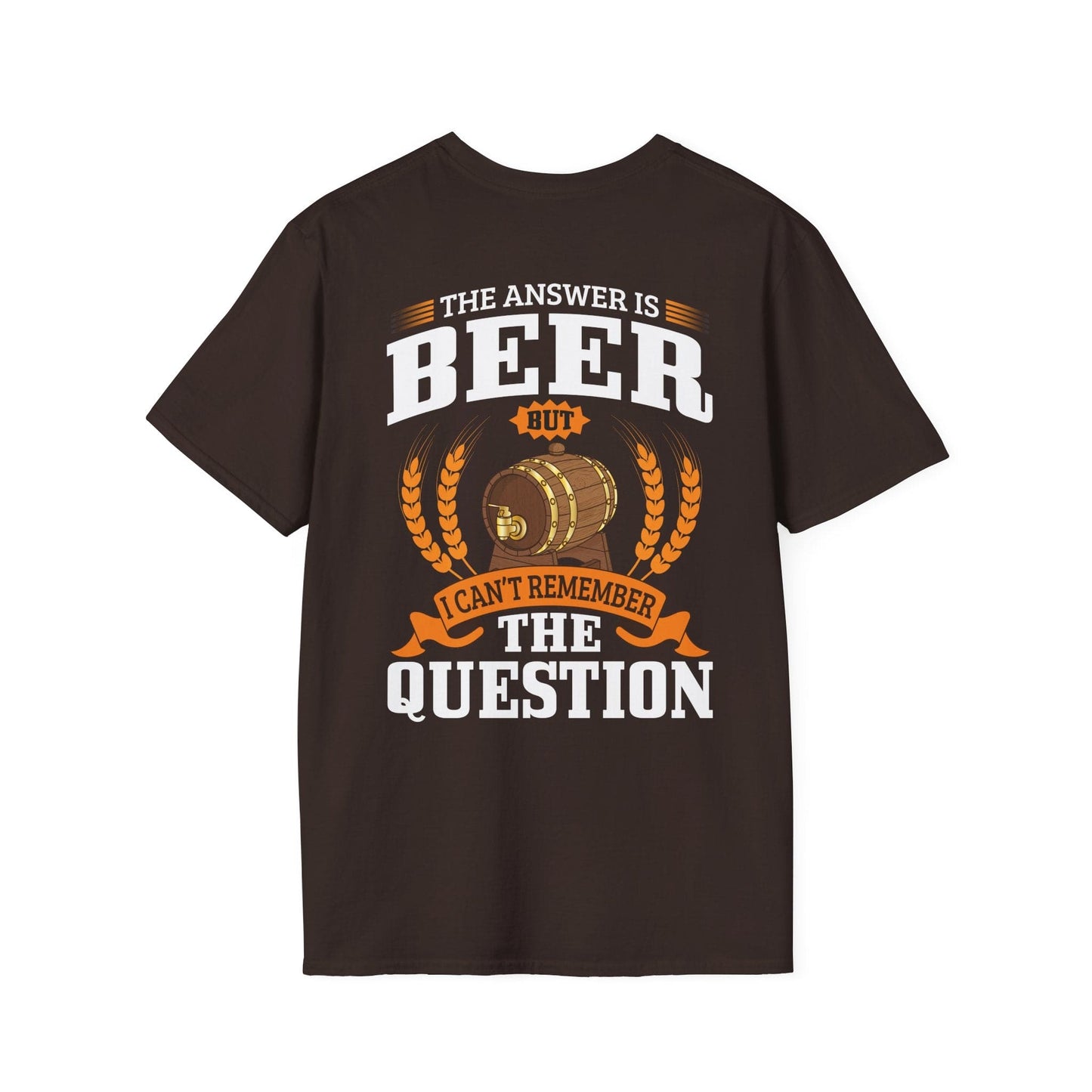 T-shirt « La réponse est la bière »