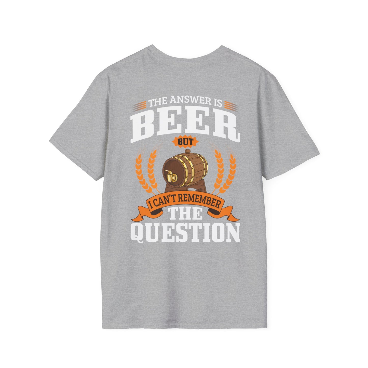 T-shirt « La réponse est la bière »