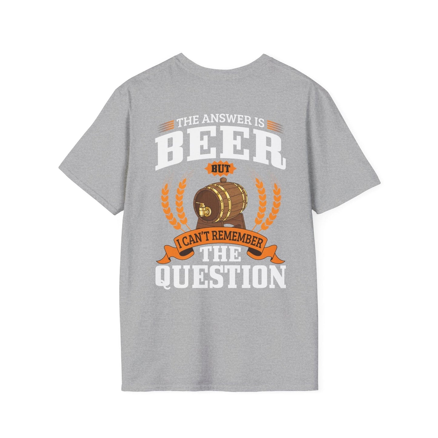 T-shirt « La réponse est la bière »