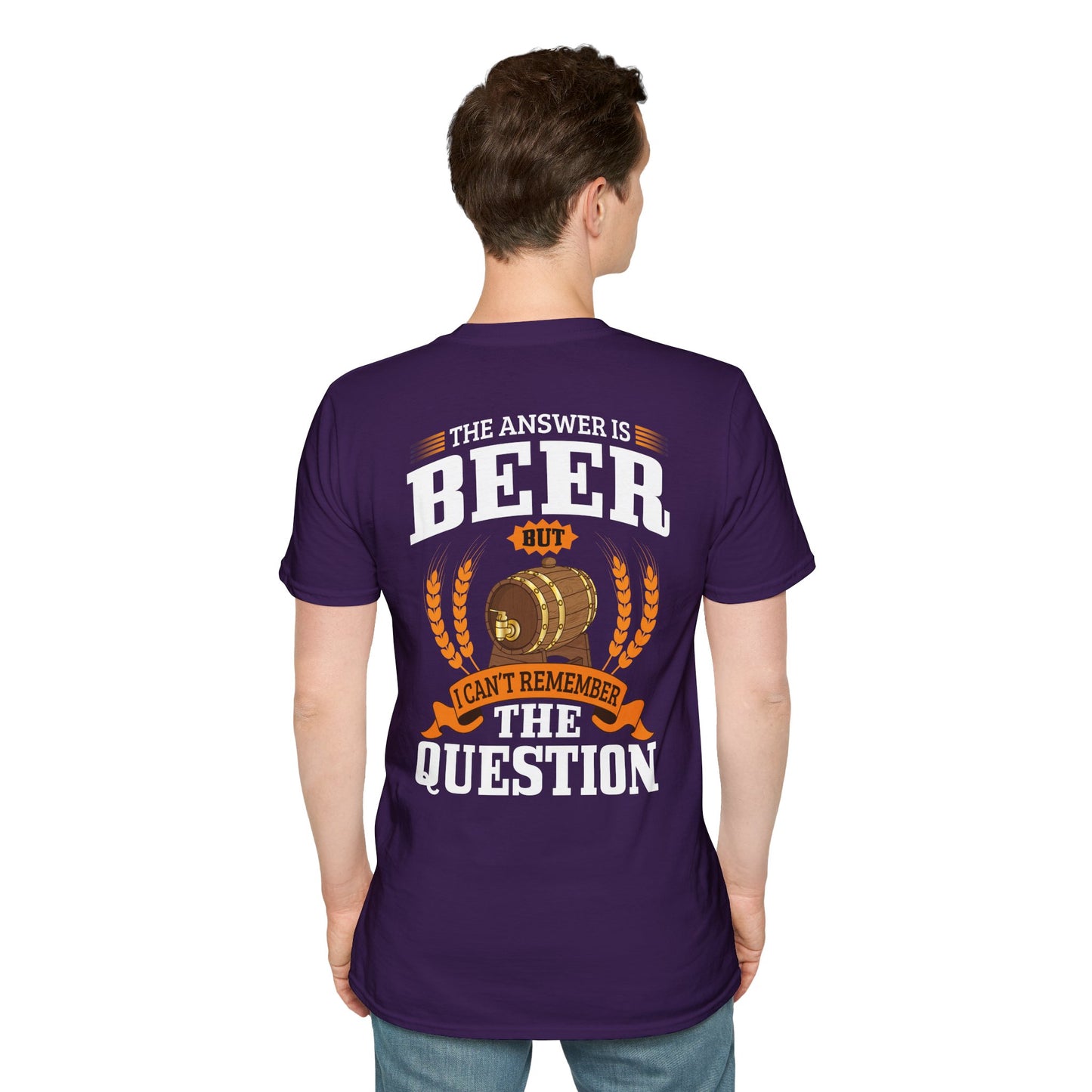 T-shirt « La réponse est la bière »