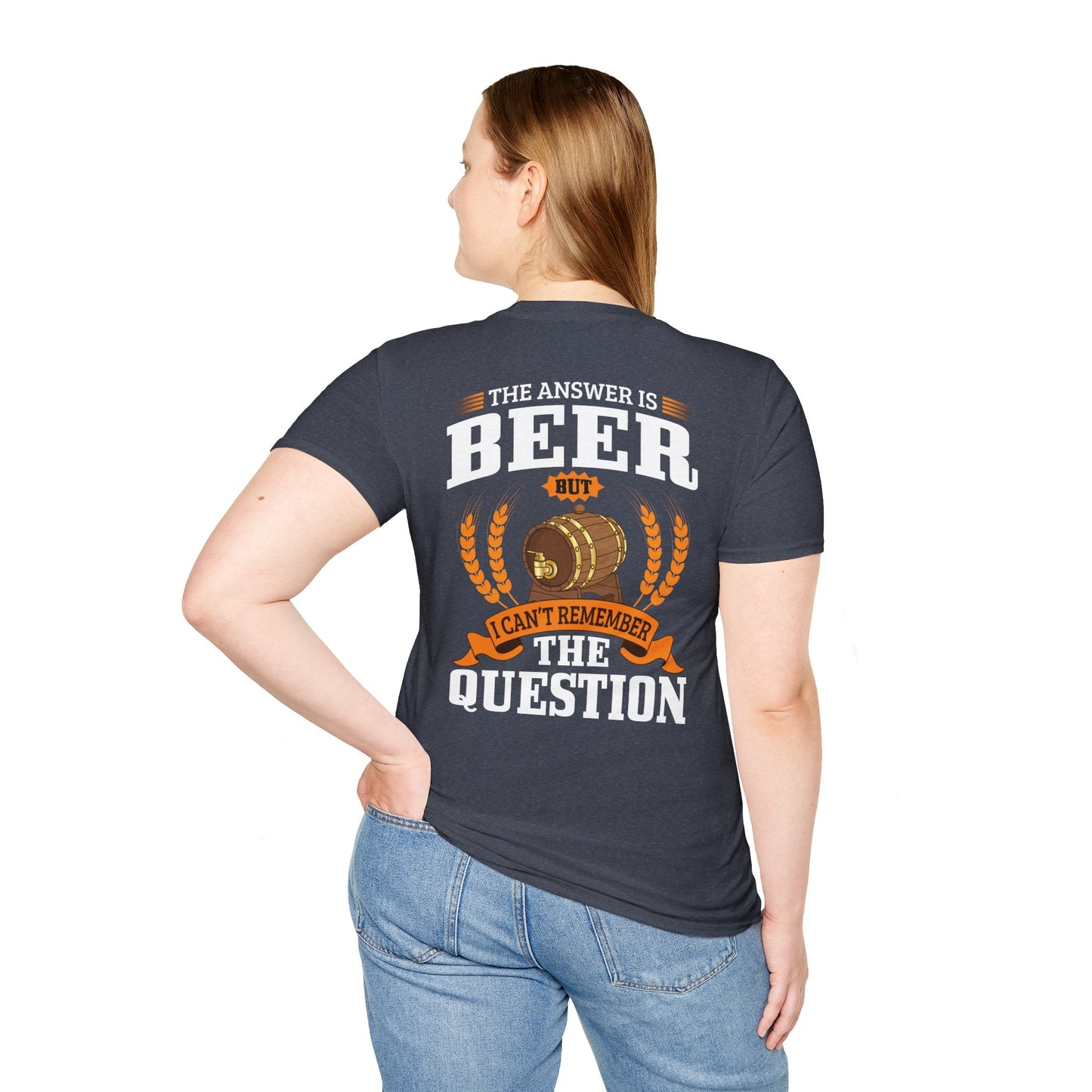 T-shirt « La réponse est la bière »