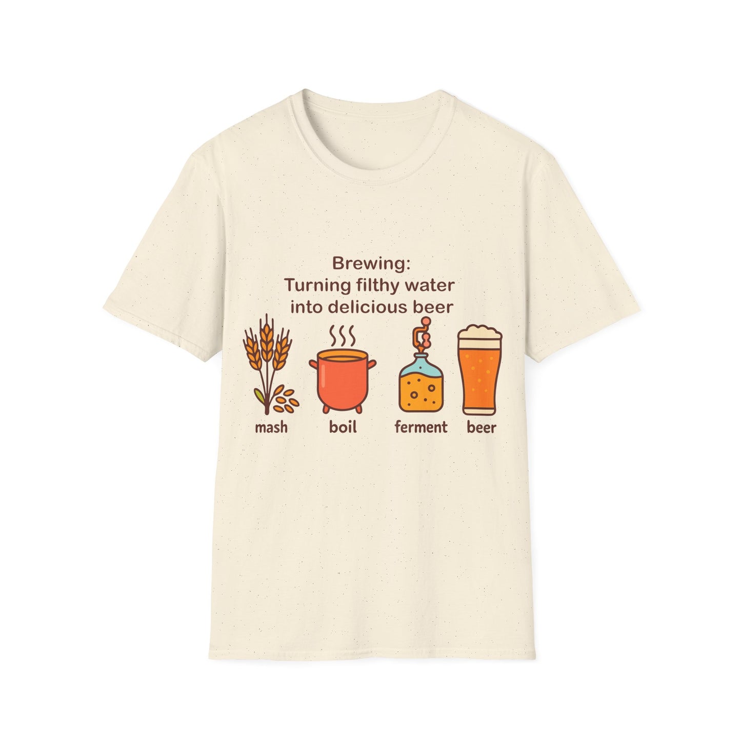 Unisex Softstyle T-Shirt – Brauprozess