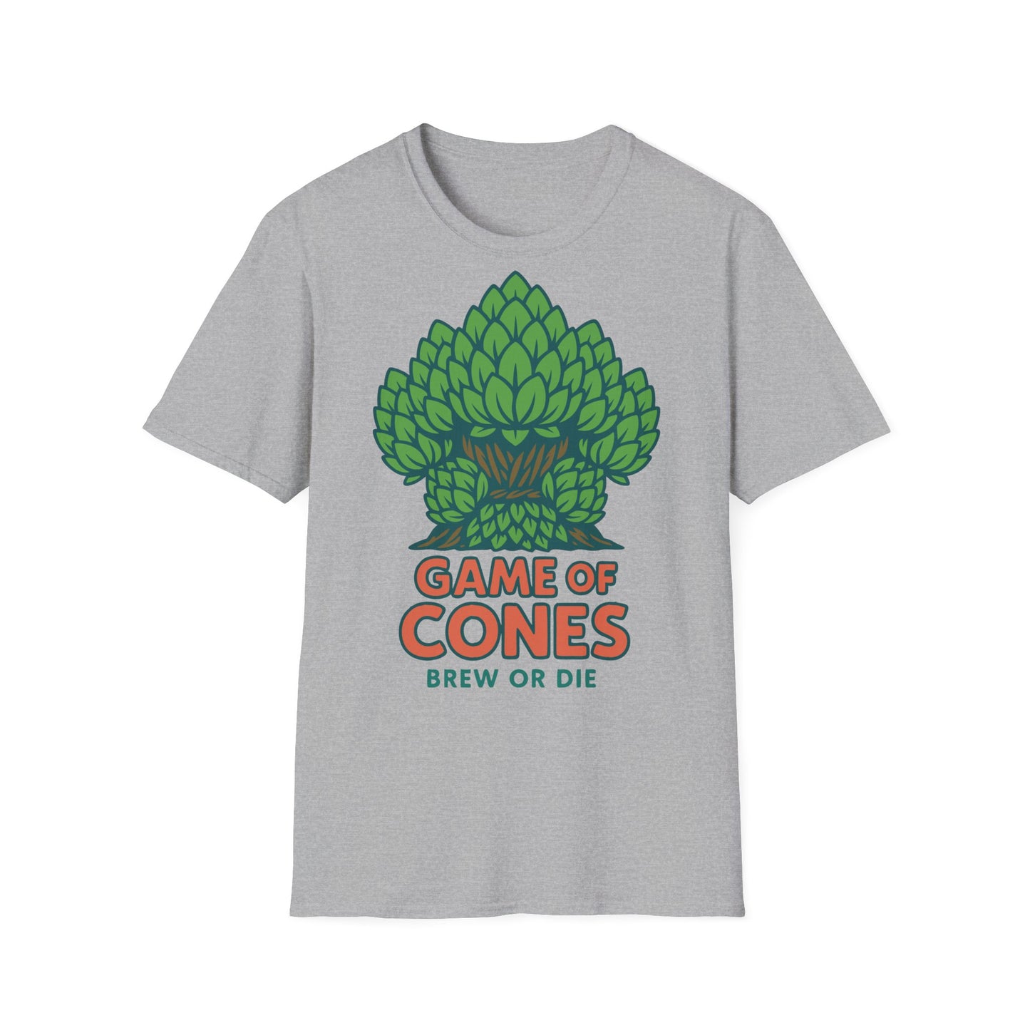 Unisex Softstyle T-Shirt - Spiel der (Hopfen-)Zapfen