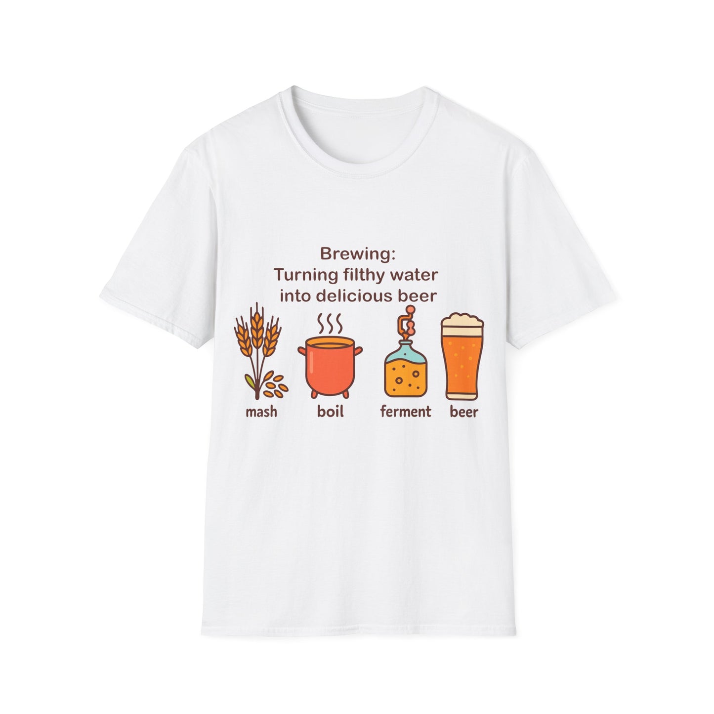 Unisex Softstyle T-Shirt – Brauprozess