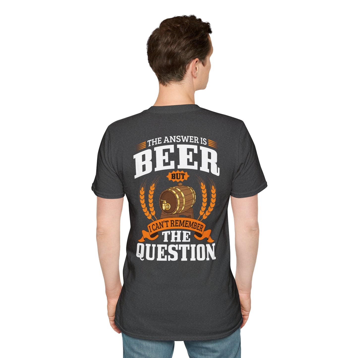 T-shirt « La réponse est la bière »