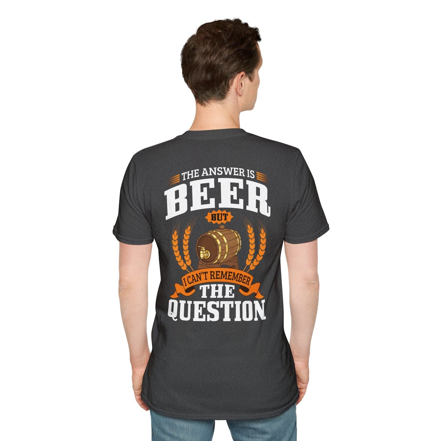 T-shirt « La réponse est la bière »