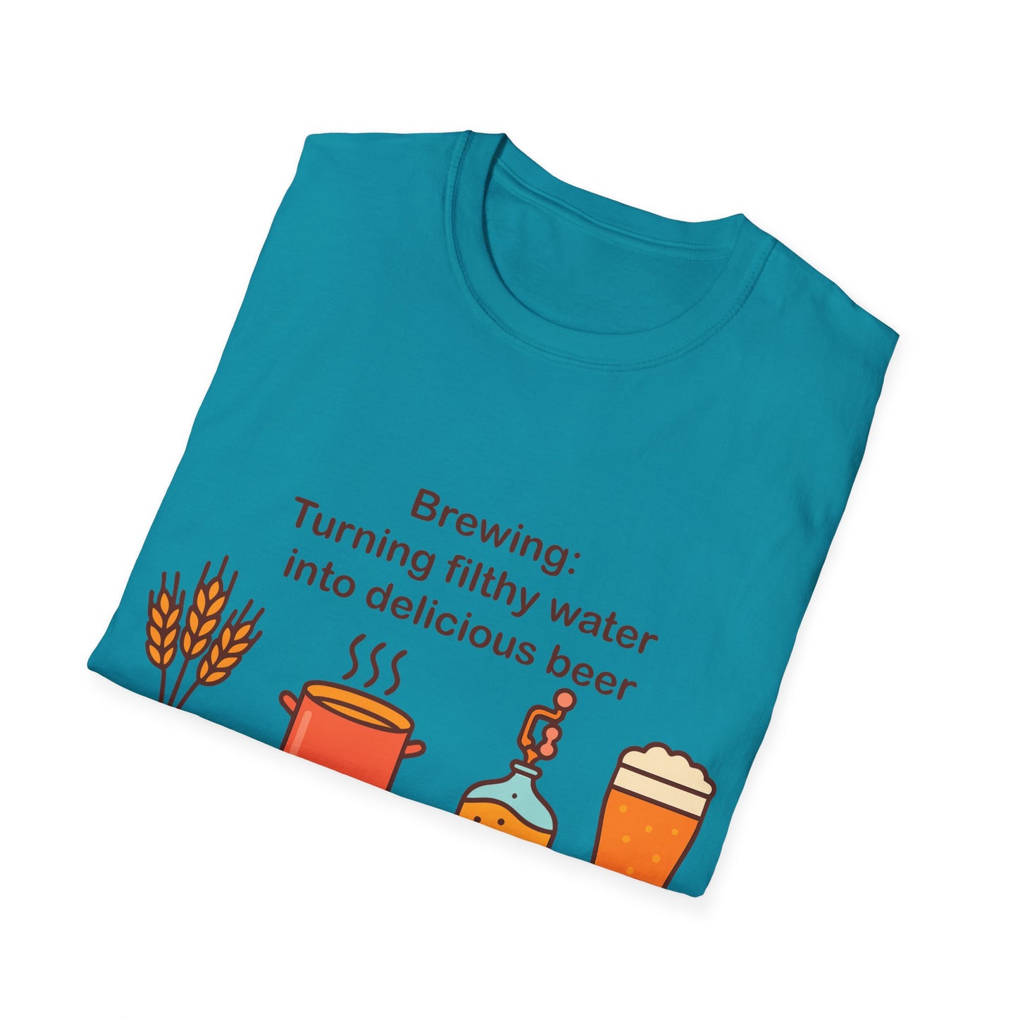 Unisex Softstyle T-Shirt – Brewing Process