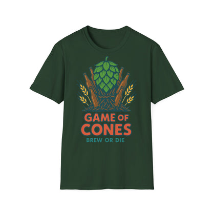T-shirt unisexe doux-Jeu de cônes