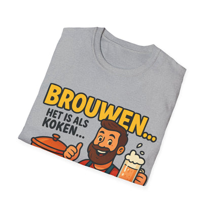 Unisex Softstyle T-Shirt - Brewing is like cooking...