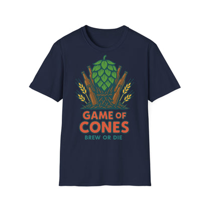 T-shirt unisexe doux-Jeu de cônes