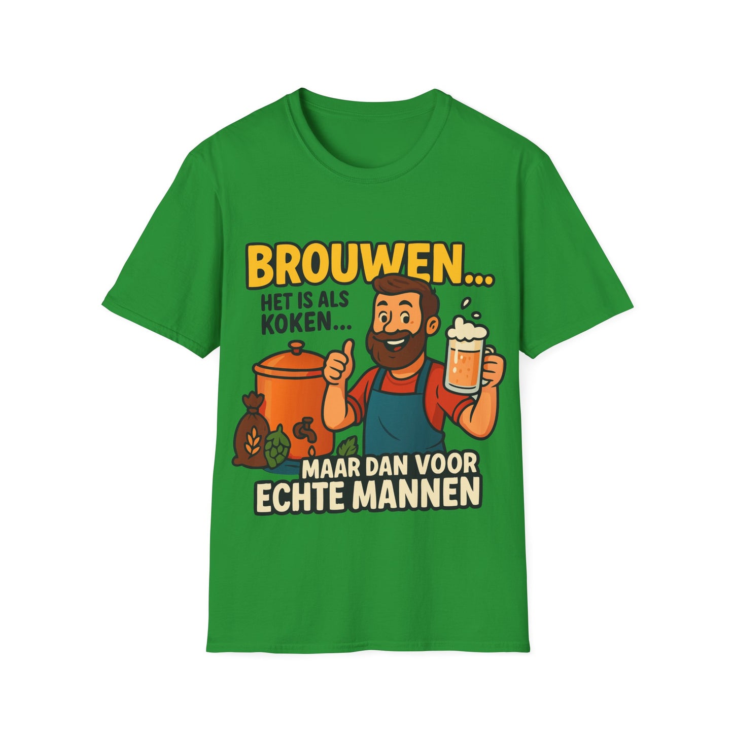 Unisex Softstyle T-Shirt - Brewing is like cooking...