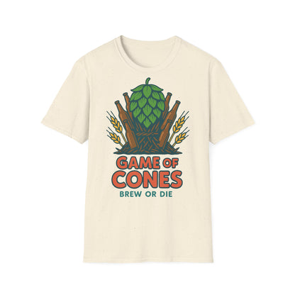 T-shirt unisexe doux-Jeu de cônes