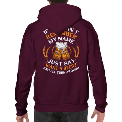 "If you can't remember my name" Hoodie