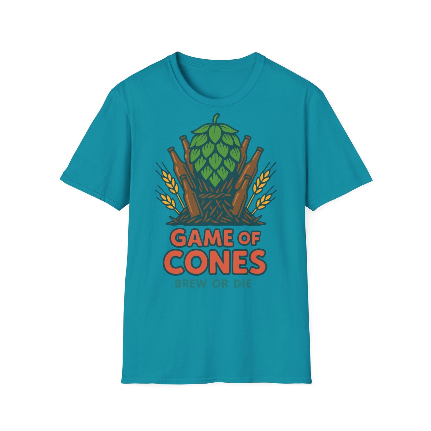 T-shirt unisexe doux-Jeu de cônes