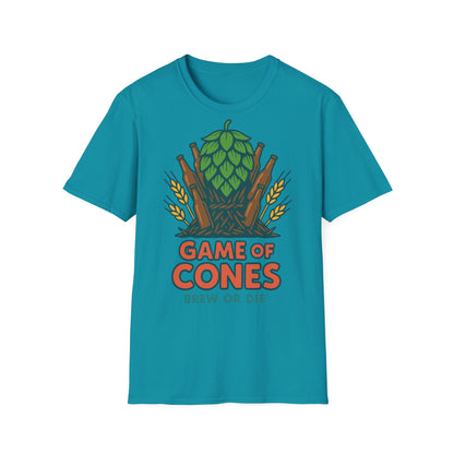 T-shirt unisexe doux-Jeu de cônes